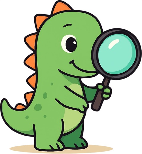 dinosaur-with-magnifying-glass