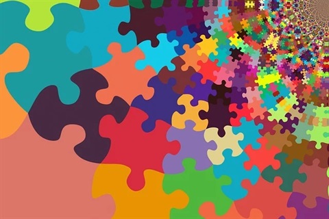 colorful jigsaw puzzle